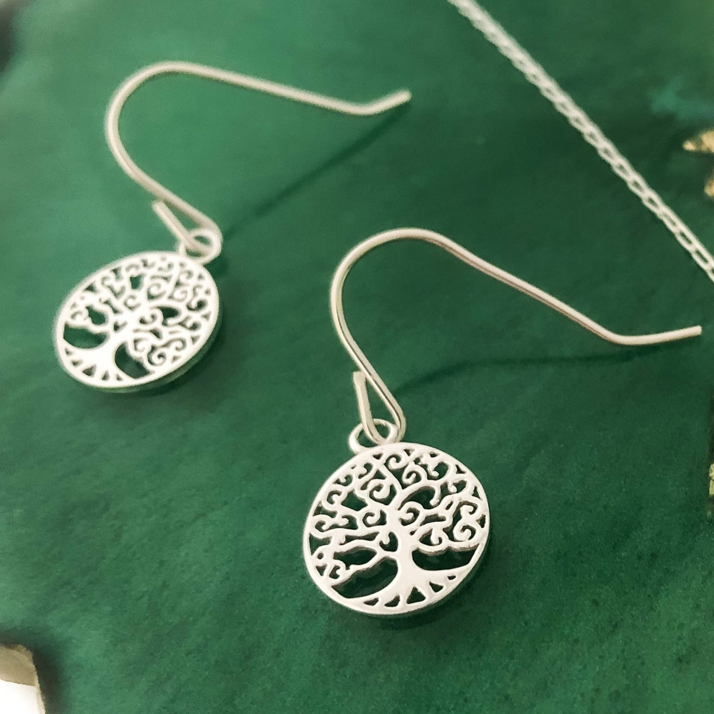 Tree Of Life Charm Earrings