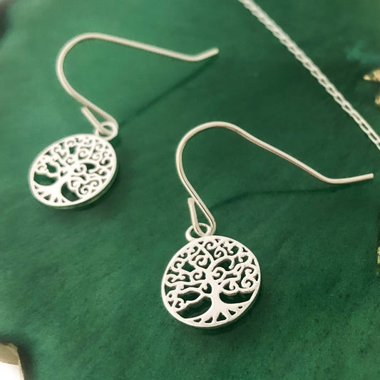 Tree Of Life Charm Earrings