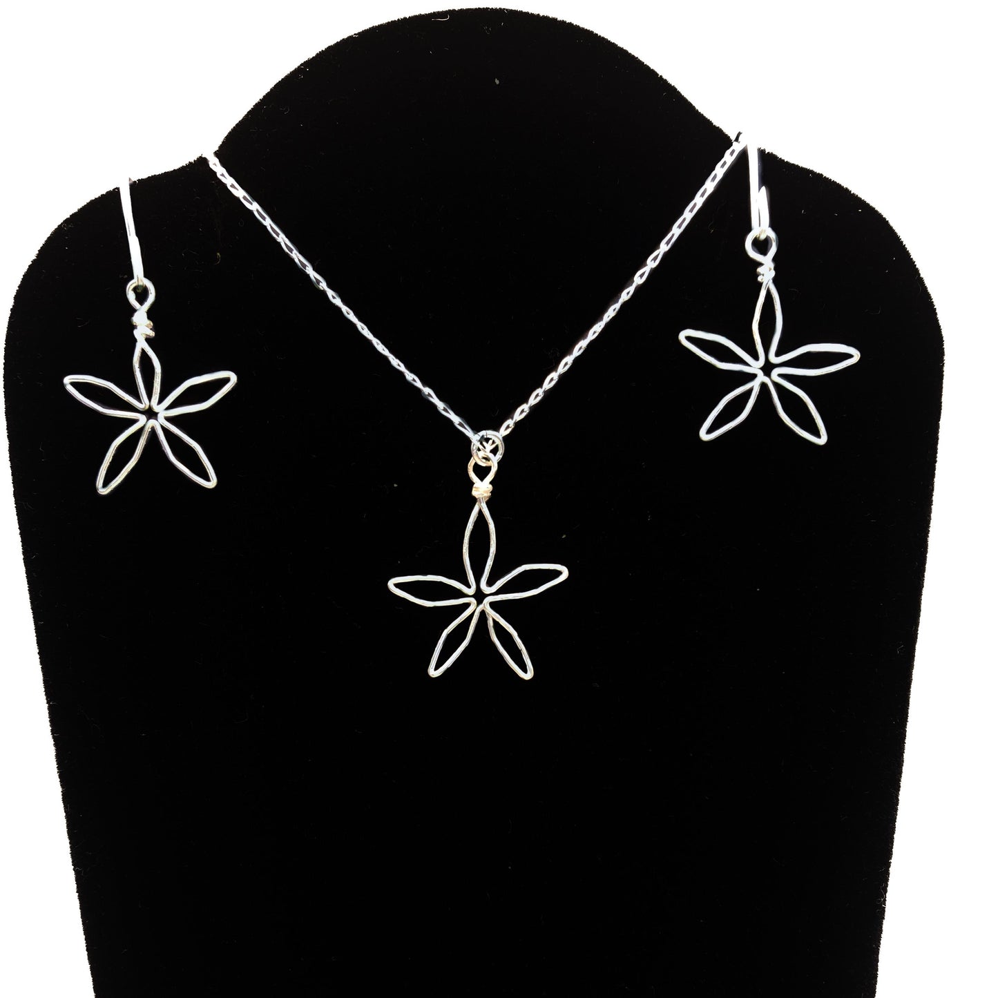 Handmade Wire Daisy Earrings