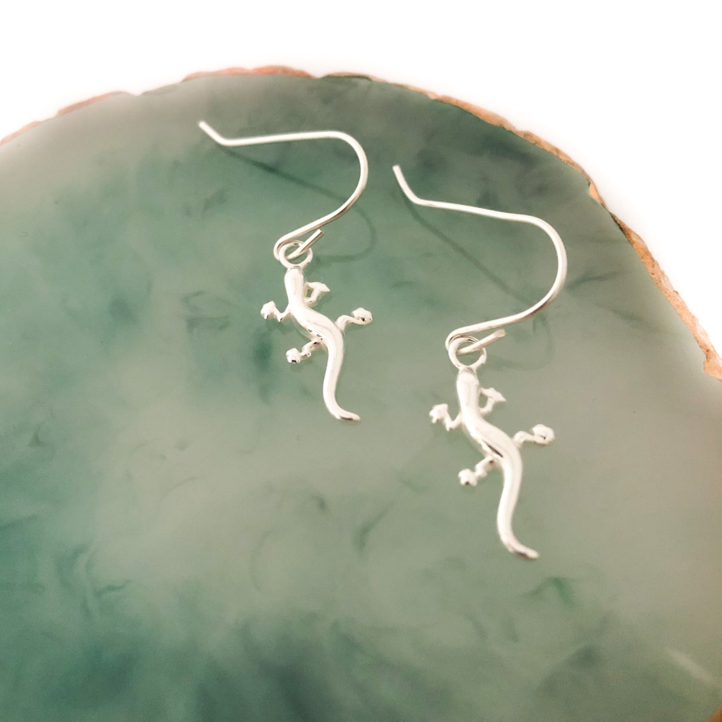 Quirky Mr Gecko Lizard Earrings
