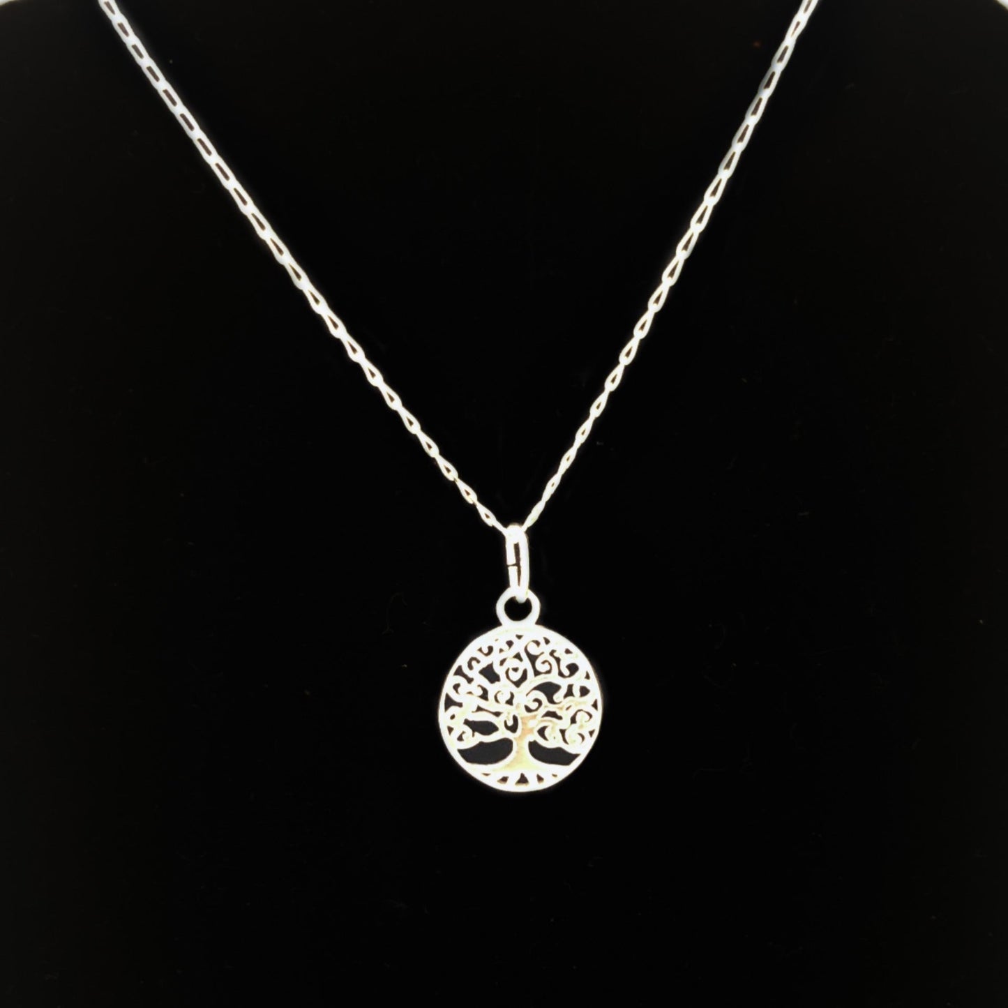 Tree Of Life Circle Charm Necklace