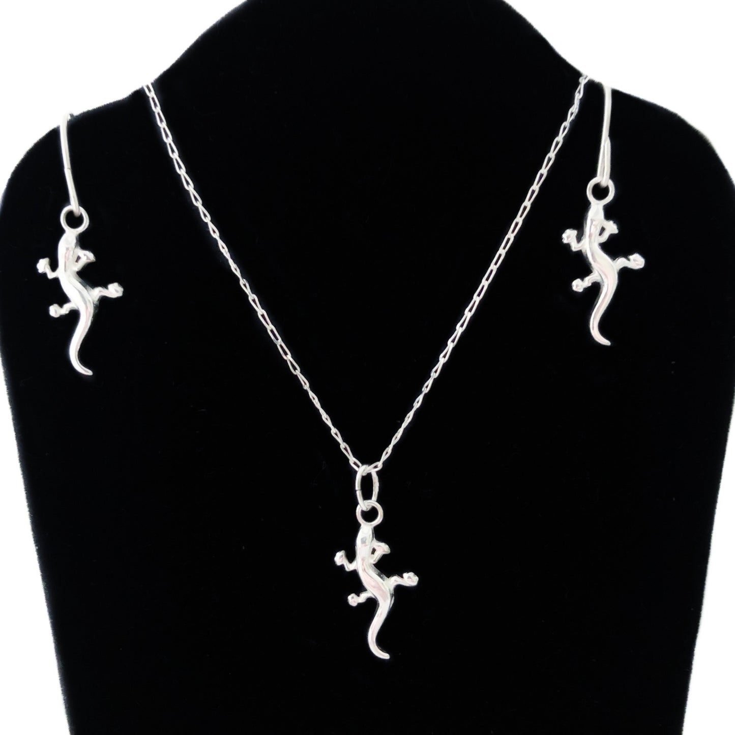Quirky Mr Gecko Lizard Earrings