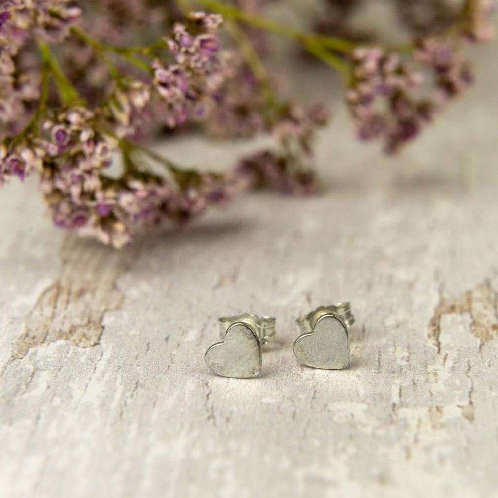 Heart Stud Earrings