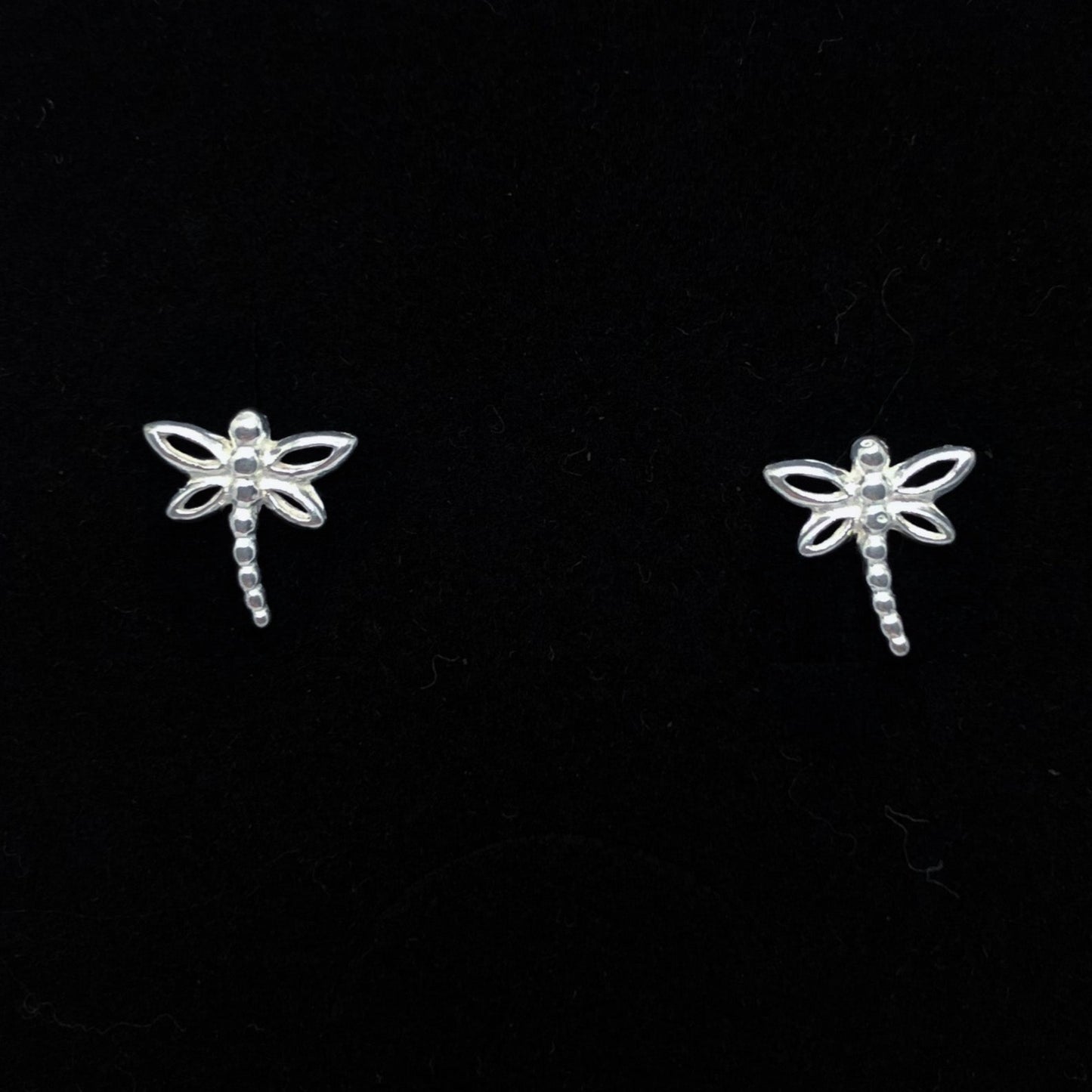 Dragonfly Sterling Silver Stud Earrings