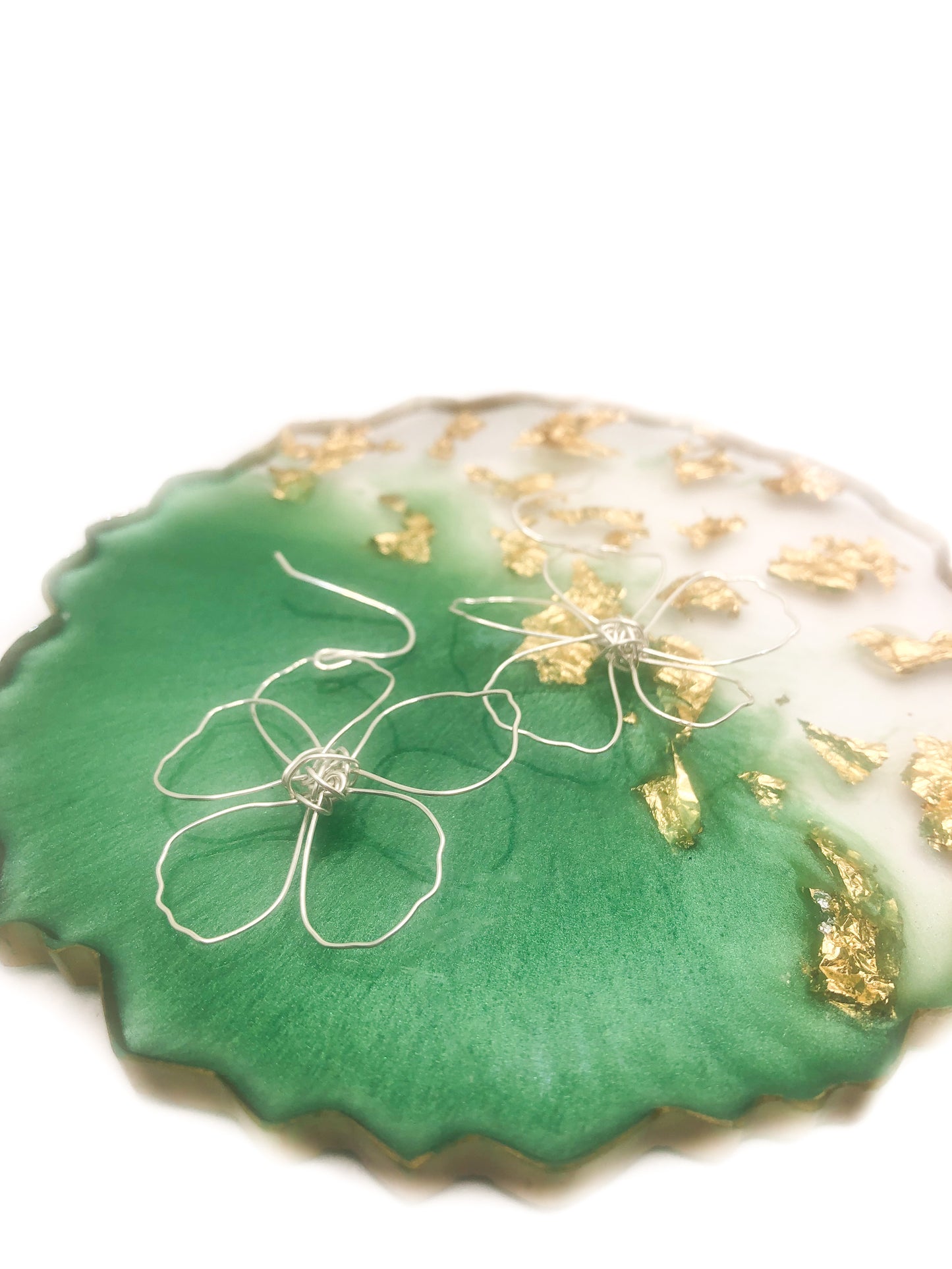 Statement Sterling Silver Flower Earrings