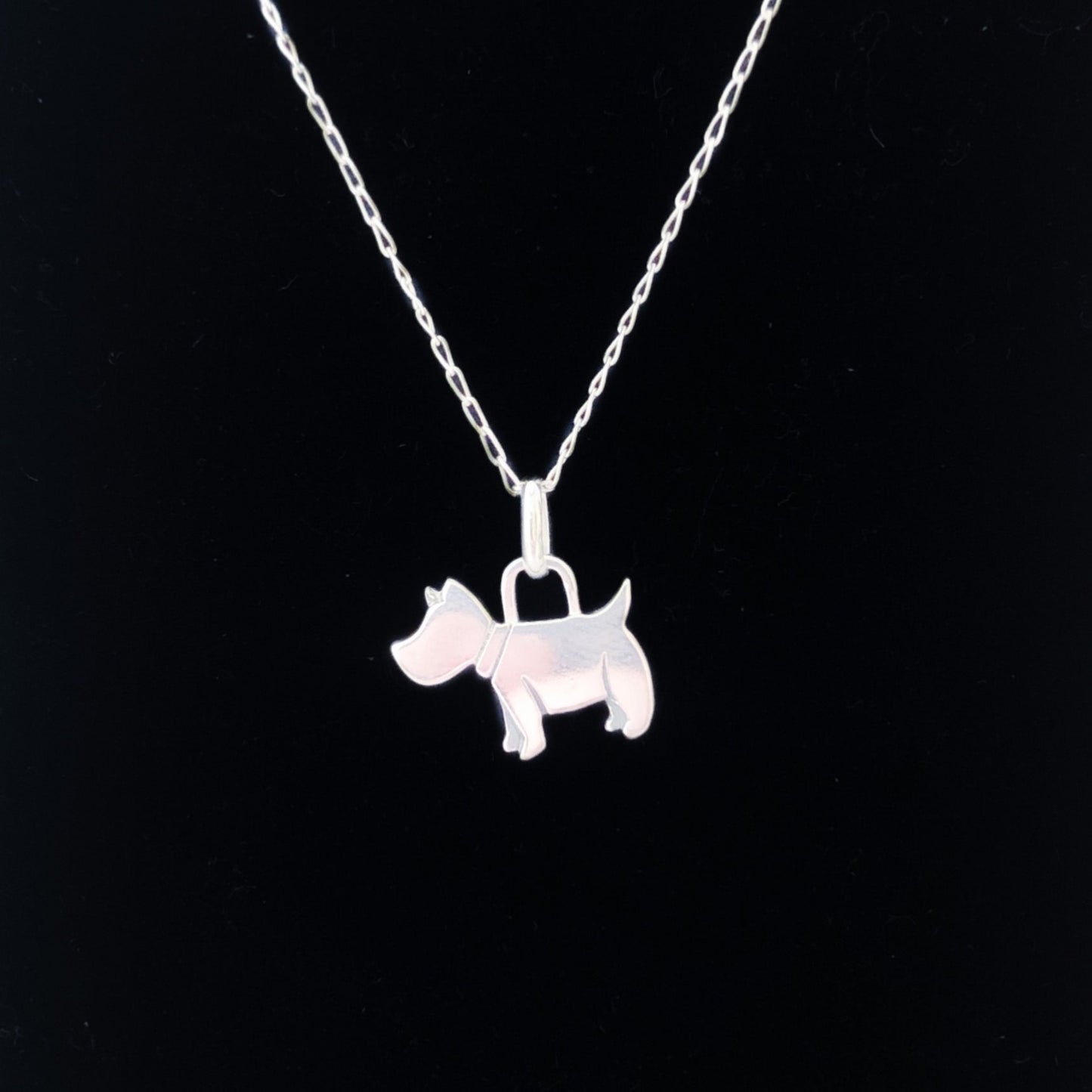 Scottie Dog Charm Necklace