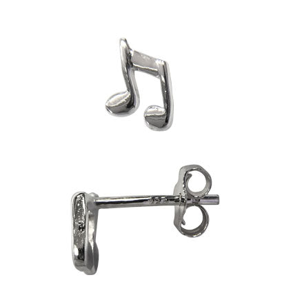 Music Note Stud Earrings