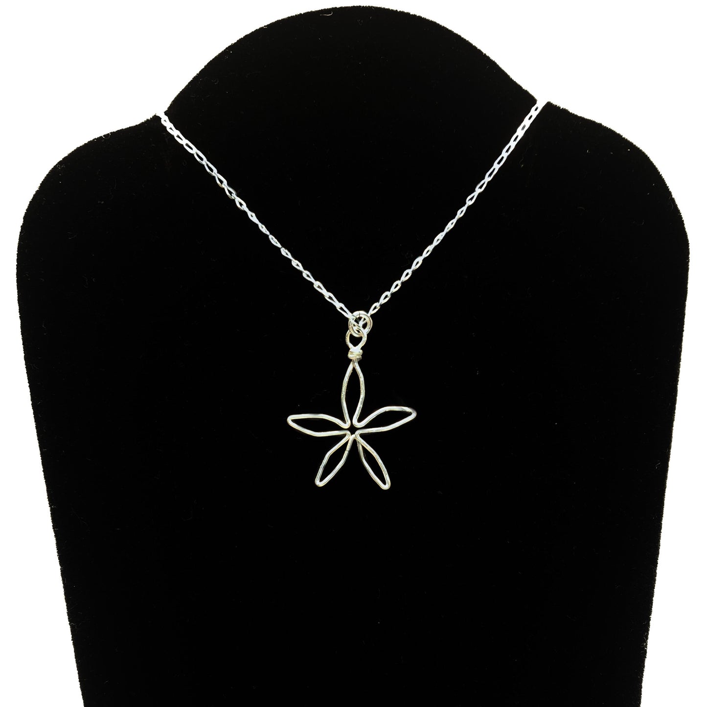 Hand Wired Daisy Pendant Necklace